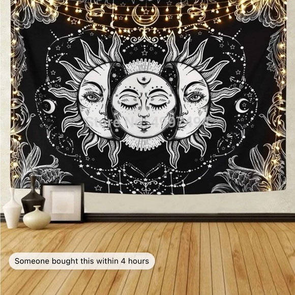 Abstract sun wall sheet - Picture 2 of 2